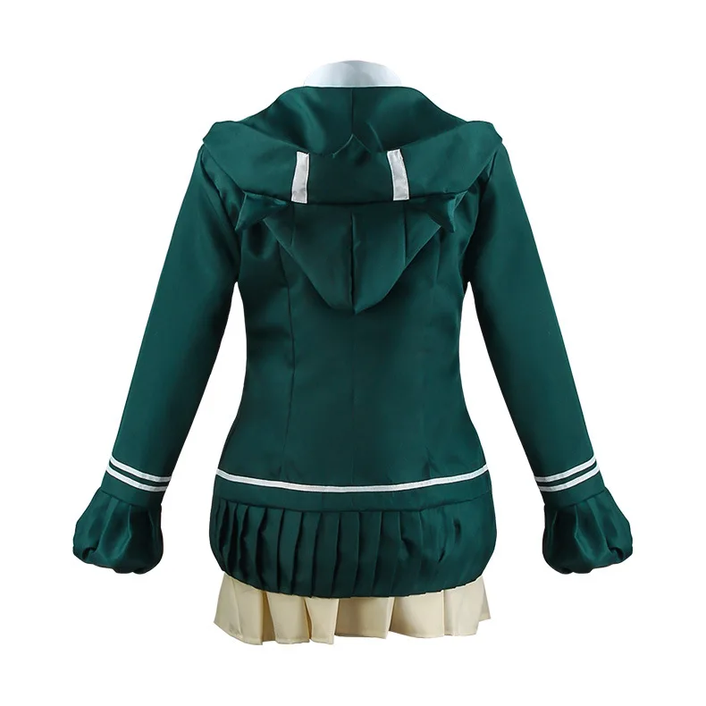 Школьная форма аниме данганронпа Нанами Косплей Костюм Чиаки жакет с длинным
