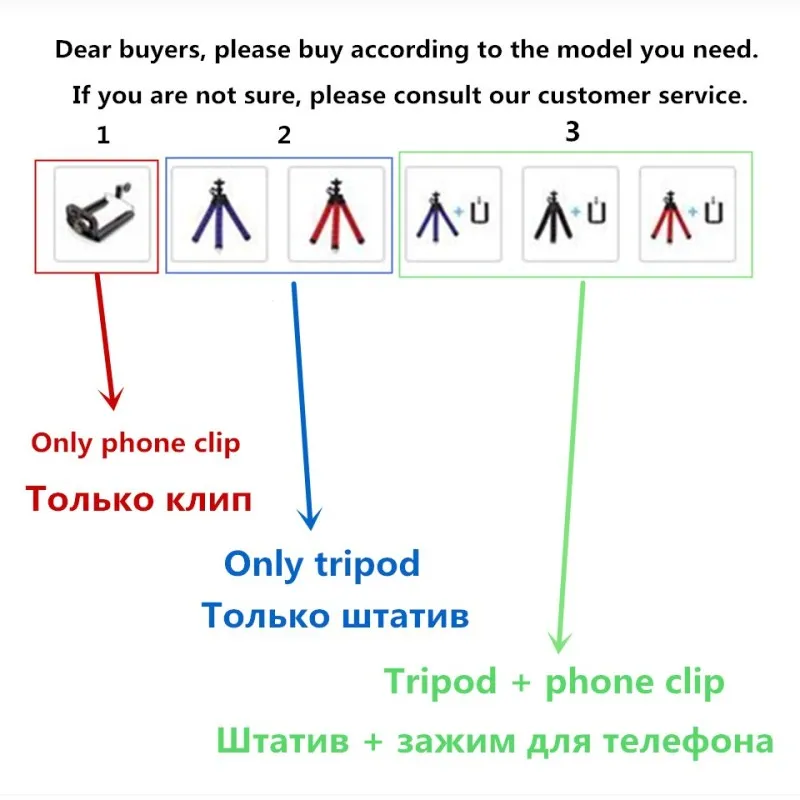 Гибкий губчатый мини штатив-Трипод для IPhone xiaomi гибкие Мобильный телефон Смартфон