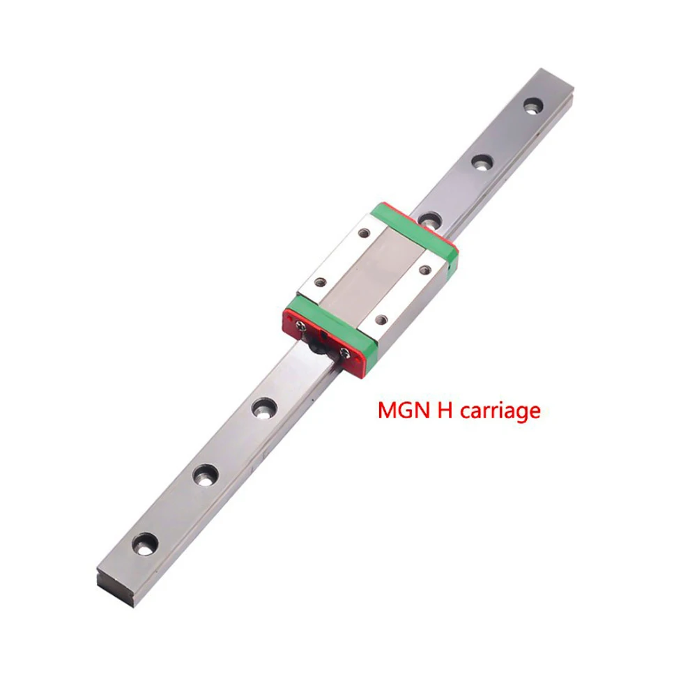 MGN9 H Линейные направляющие MGN9 C/ч 100/150/200/250/300/350/400 мм линейный рельс Silde VS MGN12C/ч линейный блок перевозки для ЧПУ 3D-принтеры Запчасти - Цвет: MGN9 H