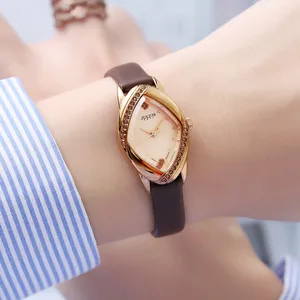 Julius Lady Women's Watch Japan Quartz Hours Fine Fashion Clock Bracelet Leather CZ Rhinestone Girl's Birthday Gift Box 660