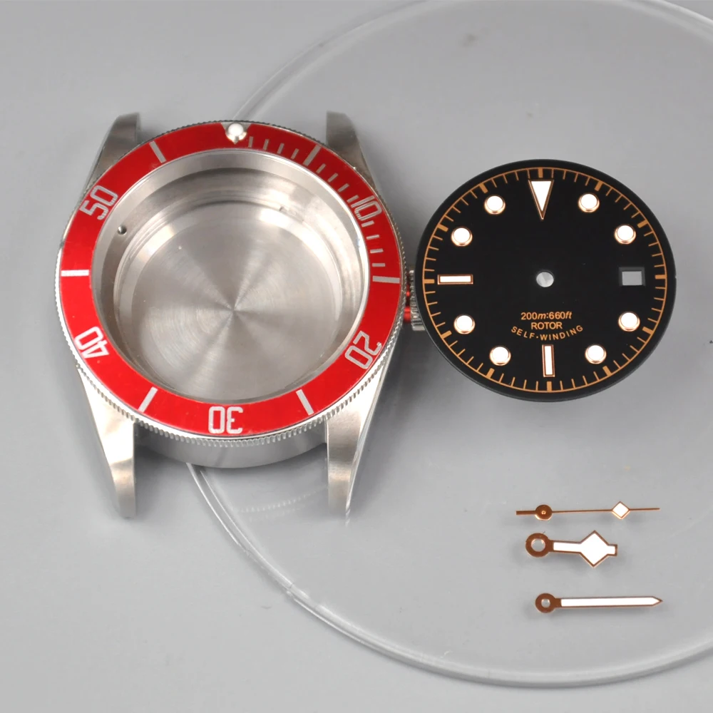 41 мм Корпус для часов с автоматическим подзаводом цвета — красный синий черный