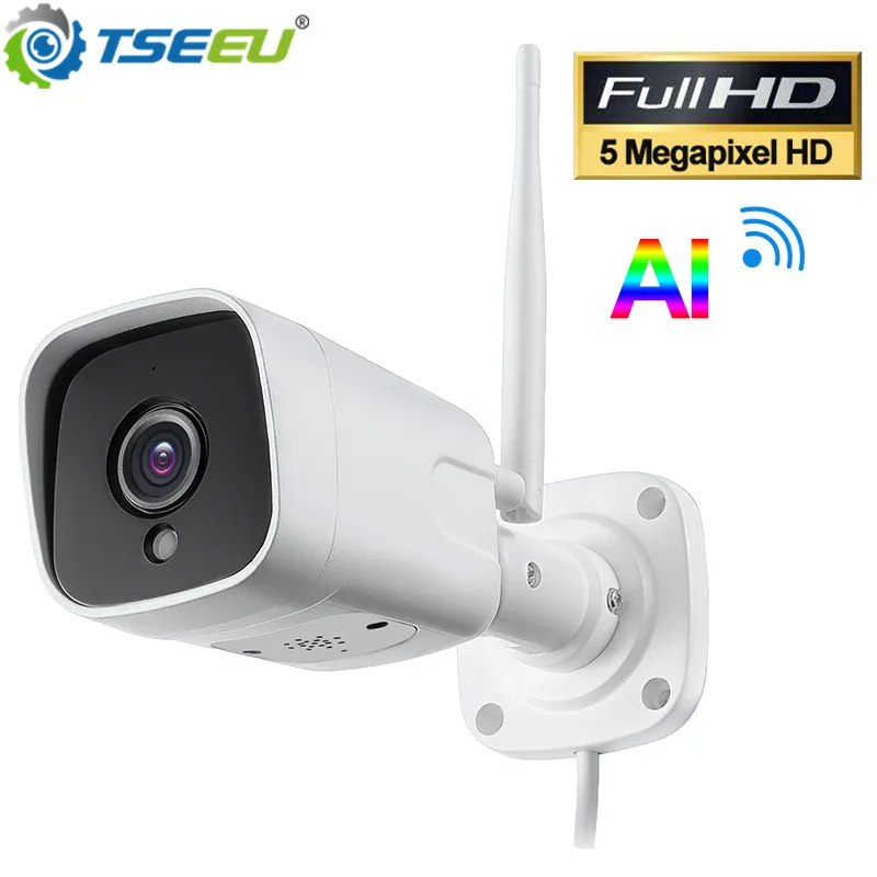 Wi Fi IP камера наружная внутренняя 1080P 5MP sony сенсор Camhi приложение микрофон динамик
