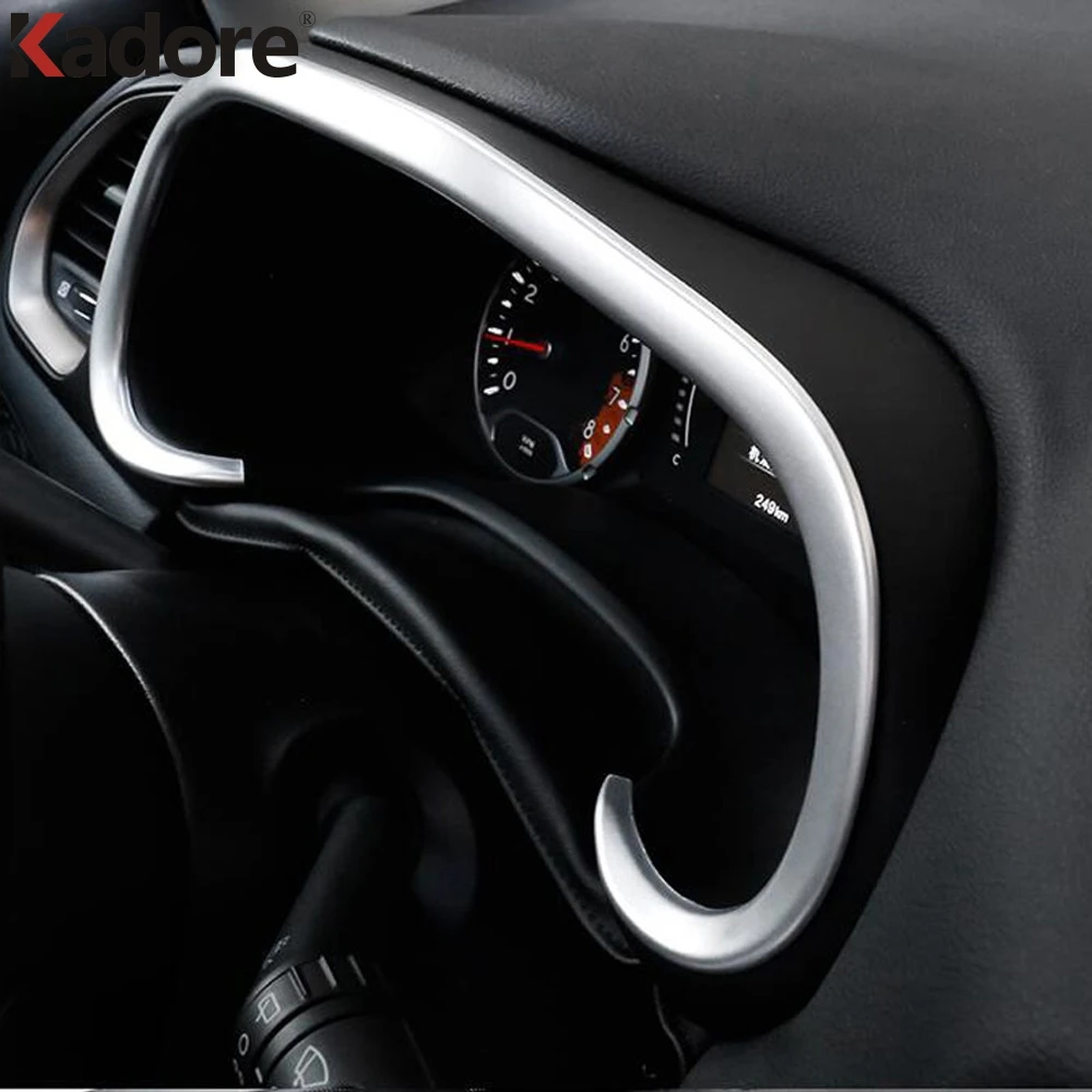 Для Jeep Renegade 2014 2018 2019 ABS Матовый Автомобильный интерьер центральный контрольный