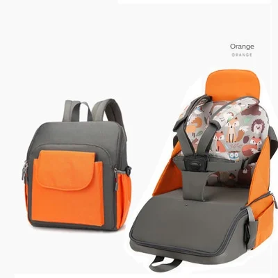 저렴한 Wonderlife 휴대용 아기 식사 의자 가방, 높은 의자 접이식 식사 좌석, 다기능 엄마 가방, 여행용 기저귀 배낭