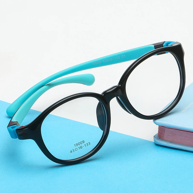 Детская силиконовая оправа для очков светильник и удобная оптическая мужчин