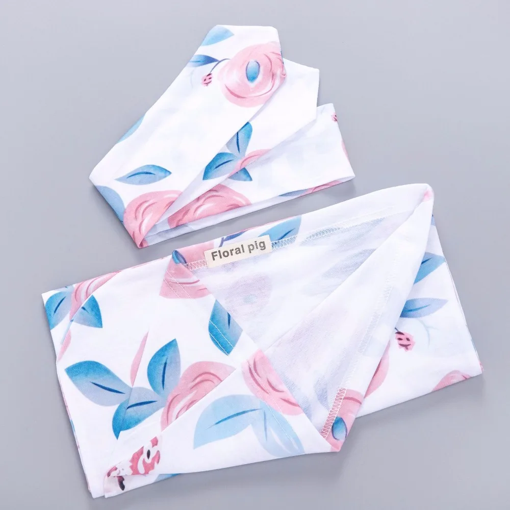 Одеяло с цветочным рисунком зимняя розовая детская накидка на голову спальный