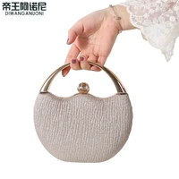 ladies folds design small luxury shoulder bags for women elegant wedding party handbag female fashion retro bling evening clutch