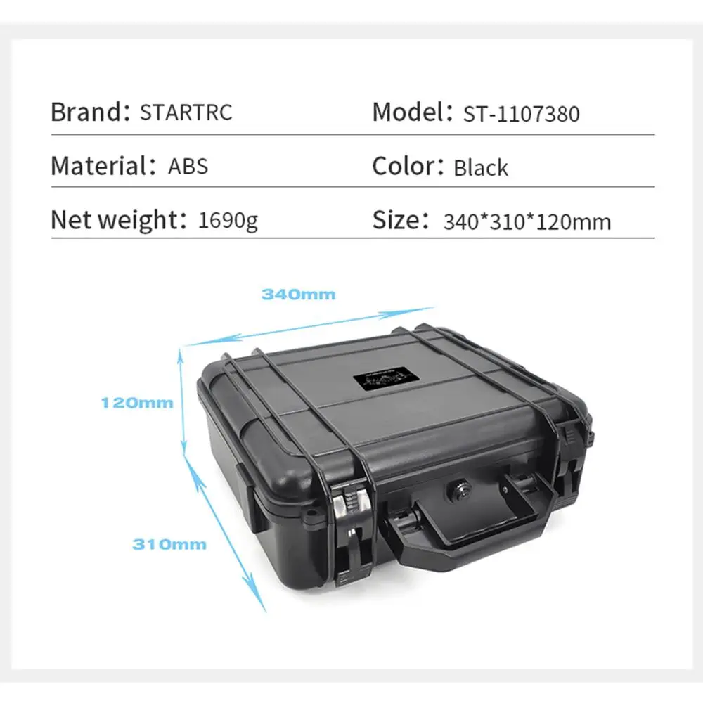 STARTRC For DJI Mini 2 Anti-fall Hard Case Portable Waterproof Carrying Case Storage For DJI Mini 2 Drone Accessories Suitcase
