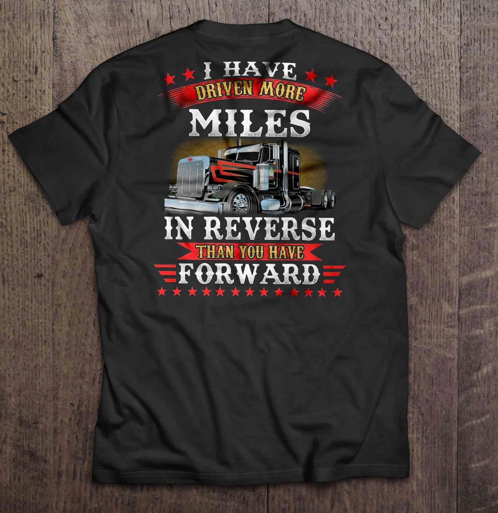 Мужская смешная футболка модная я водил больше миль в обратном направлении чем у