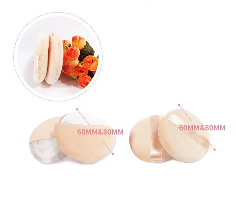 SAIANTTH special hook gloves honey loose powder puff round nature makeup sponge face cosmetic tool for Photo studio artist |