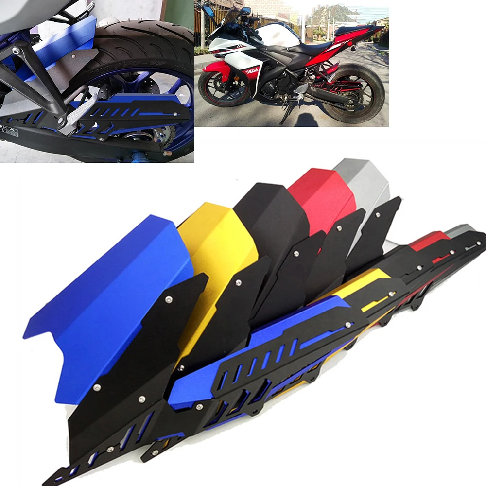 Для Yamaha YZF R3 R25 MT03 CNC модифицированный заднее крыло задняя цепь коробка Защитная