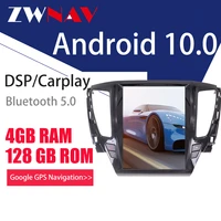zwnav px6 4g128g android 10 12 1 car multimedia for mitsubishi pajero sport montero radio gps navigation carplay
