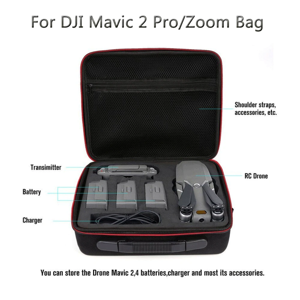 Чехол для переноски Mavic 2 PRO/ZOOM EVA Жесткий сумка хранения камеры дрона и смарт