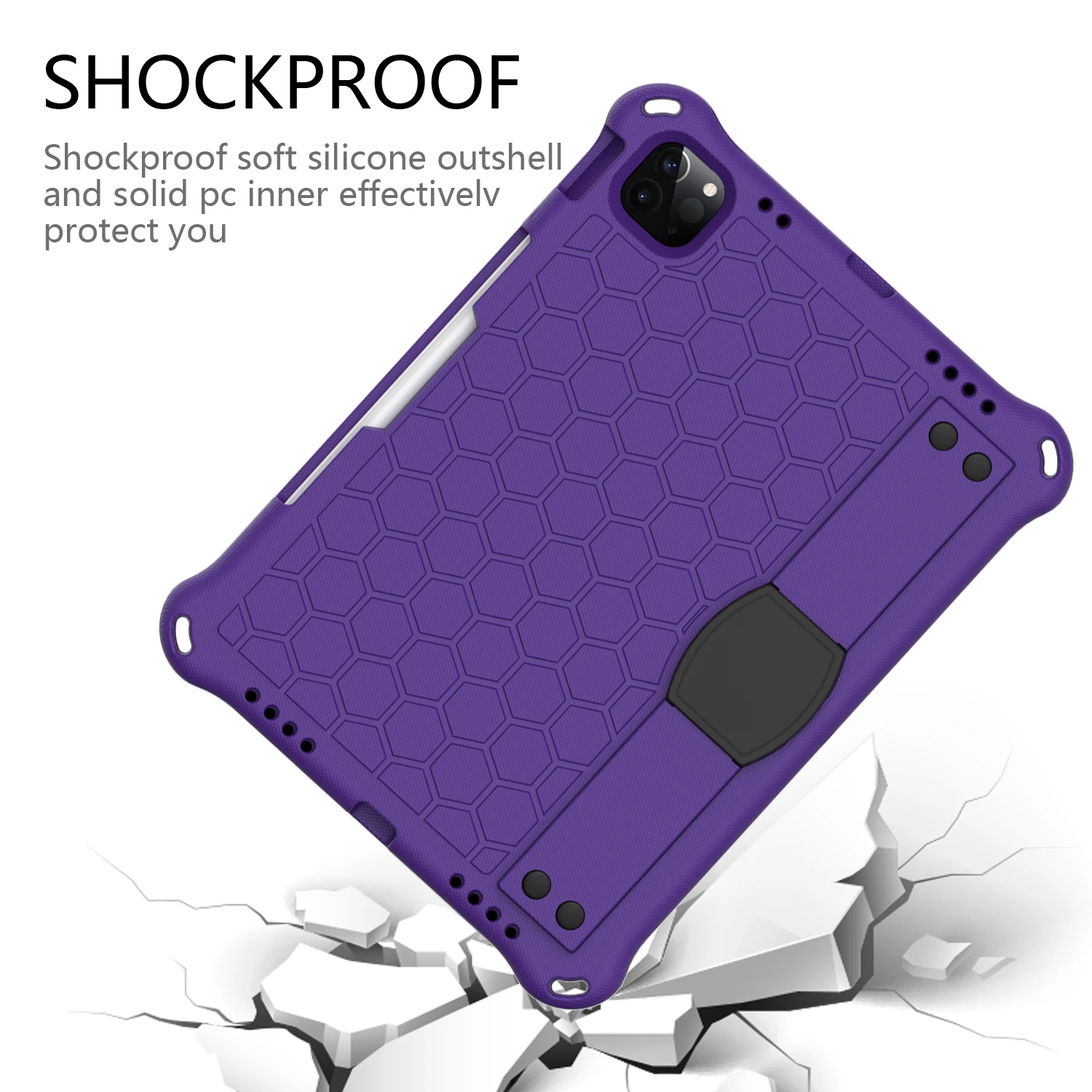 

Ipad 10.2 2019 Pro 11 Shockproof Hand Strap Kids Safe Eva Case Cover Ipad Air 1 2 9.7 2017 2018 Ipad Mini 1 2 3 4 5 shell