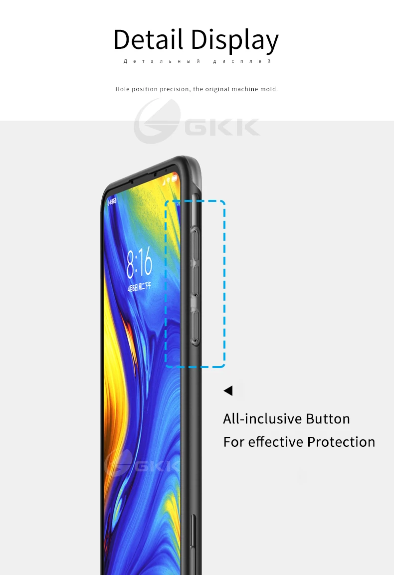 GKK слайдер для huawei Honor Magic 2 Чехол 2 в 1 противоударный прозрачный матовый оттенок тонкий жесткий чехол для huawei Magic 2 Coque