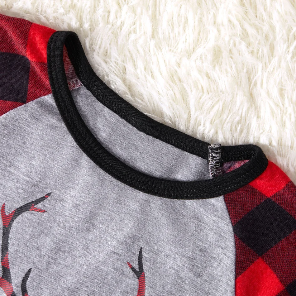 Пижама клетчатая рождественские пижамы для всей семьи комплекты одинаковой одежды для сна для папы, мамы и ребенка рождественские пижамы