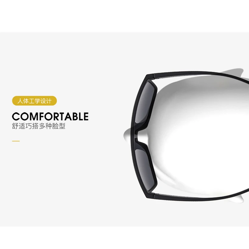 Классические мужские поляризованные солнцезащитные очки фирменные