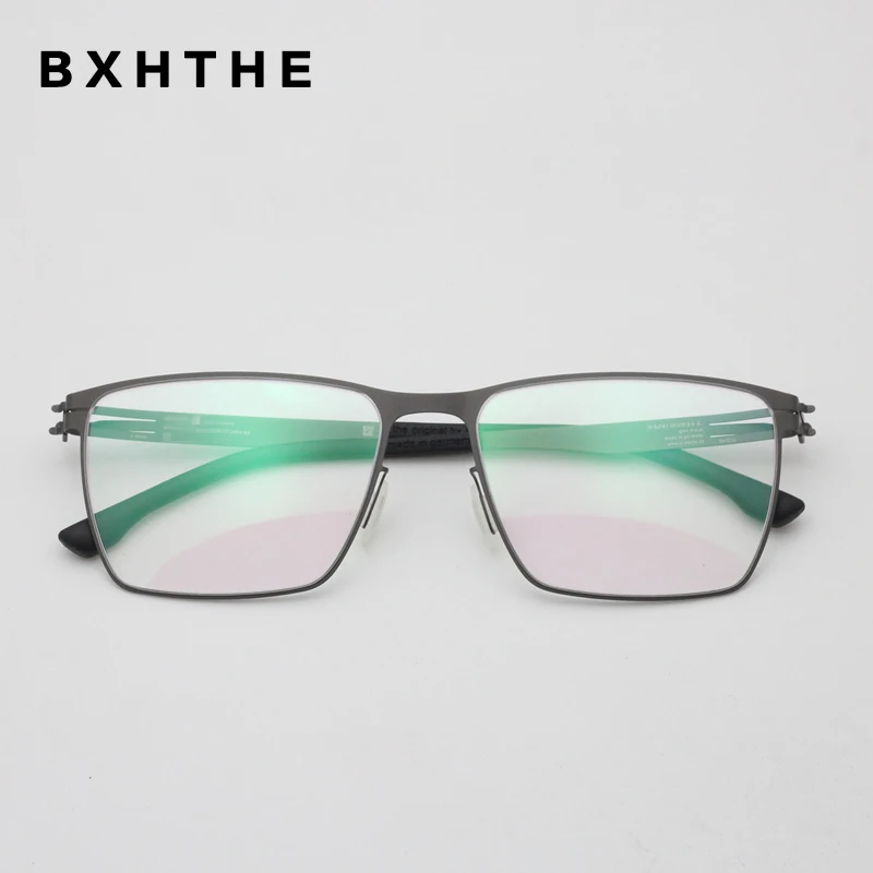 Очки для коррекции близорукости мужчин и женщин квадратная оправа рецептурных