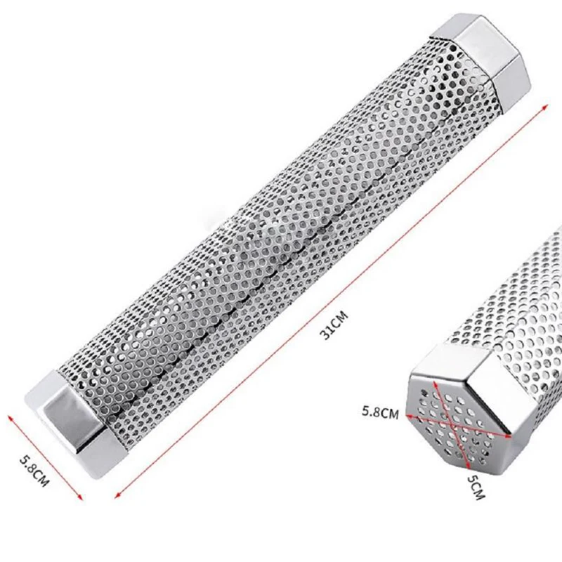 Трубка для холодного дыма из нержавеющей стали копченая всех грилей трубка