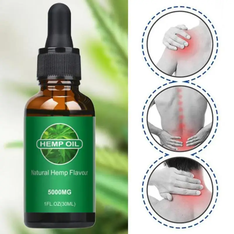 

30ml Organic Oil Hemp Oil Pure Natural Skin Care Oil Analgesic Sleep Aid Moisturizing Hair Care Essential Nourish Skin Body Oils