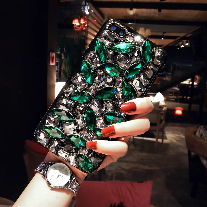 XSMYiss Bling милый Кристалл Бриллианты Стразы 3D Камни Блестящий чехол для телефона