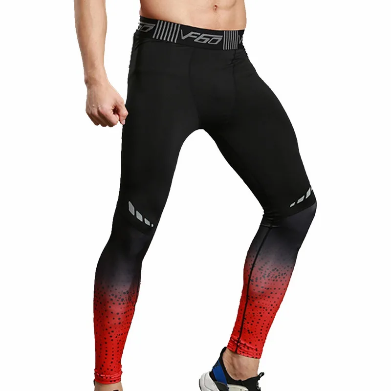 style3-red Мужские трико для бега, брюки,, мужские спортивные Леггинсы, спортивная одежда, быстросохнущие, дышащие, Pro, компрессионные, для спортзала, фитнеса, спортивные брюки - Цвет: style3-red