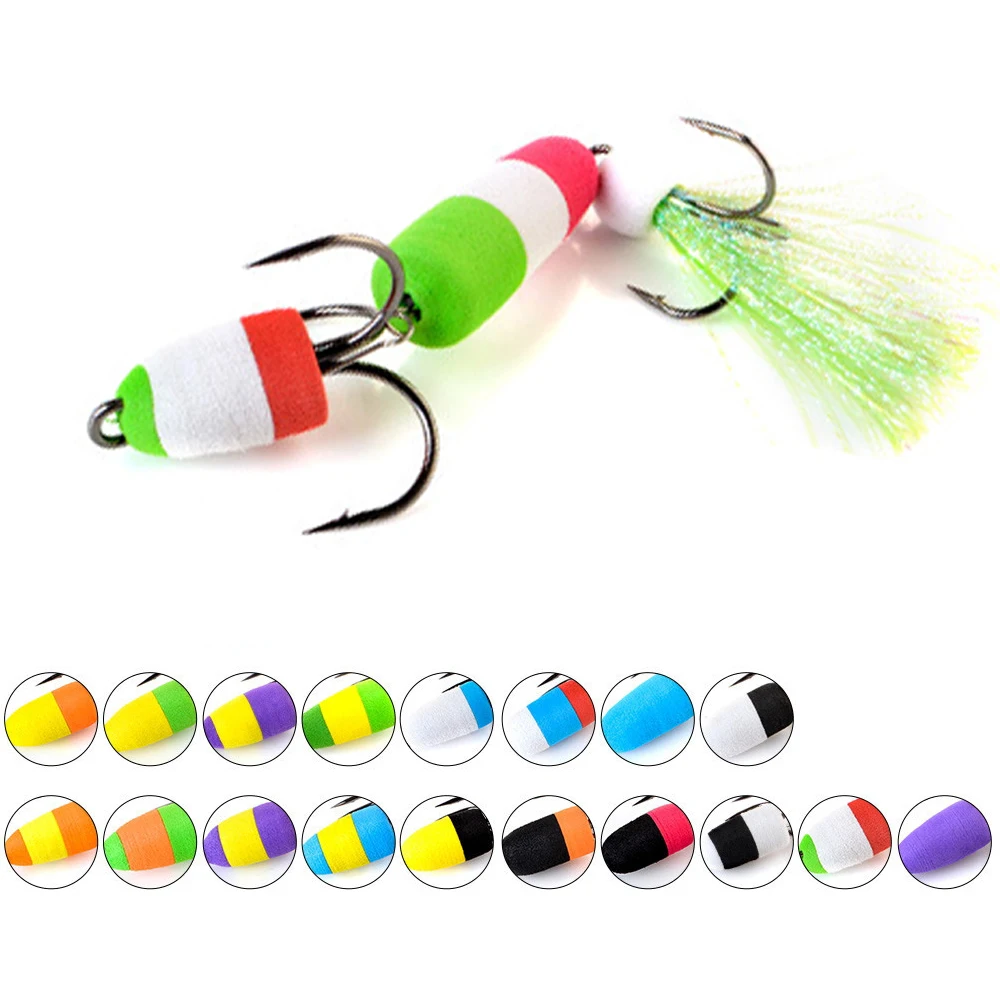 Рыболовная приманка воблер для насекомых три анкерных крючка искусственная