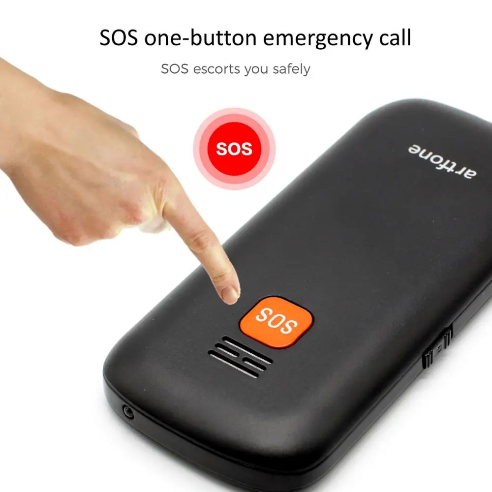 big button mobile phone for elderlyartfone cs181 upgraded gsm mobile phone with sos button talking number and torch free global shipping