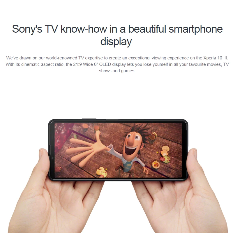 Оригинальный Смартфон Sony Xperia 10 III 5G 6 0 дюймов ГБ ОЗУ 128 Гб ПЗУ Восьмиядерный 4500 мАч