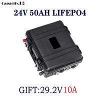 24v 50ah lifepo4 battery pack rechargeable lithium iron phosphate with bms for rv motor outdoor generator