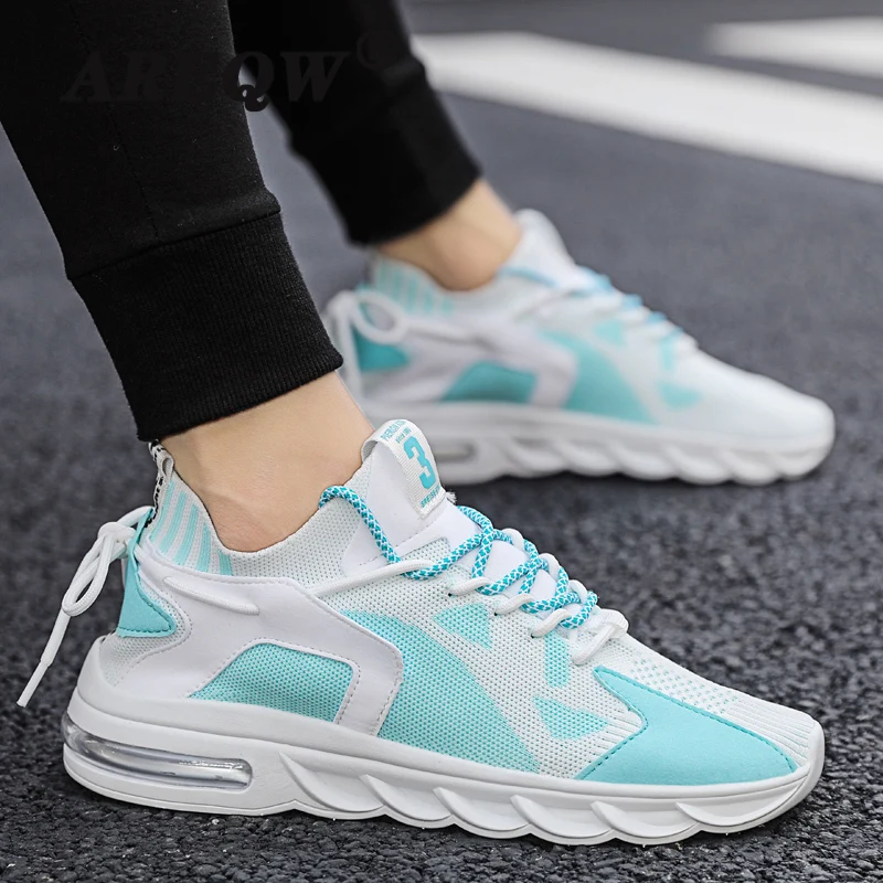 

Кроссовки мужские дышащие, Повседневная Удобная обувь для бега, Нескользящие, на воздушной подушке