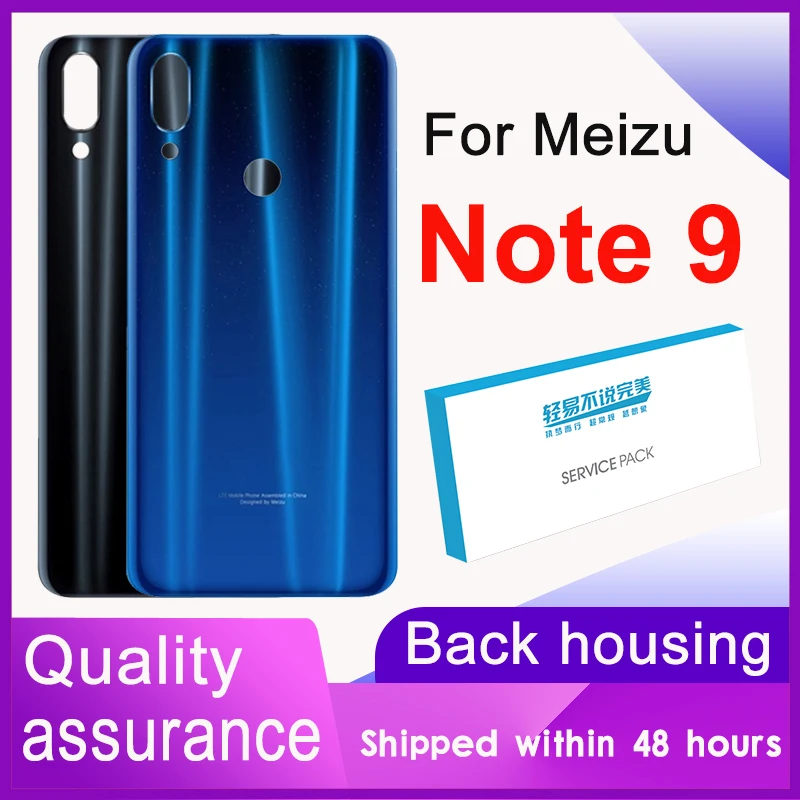 Для Meizu Note 9 задняя Батарея Корпус крышка чехол дверца запасная часть для
