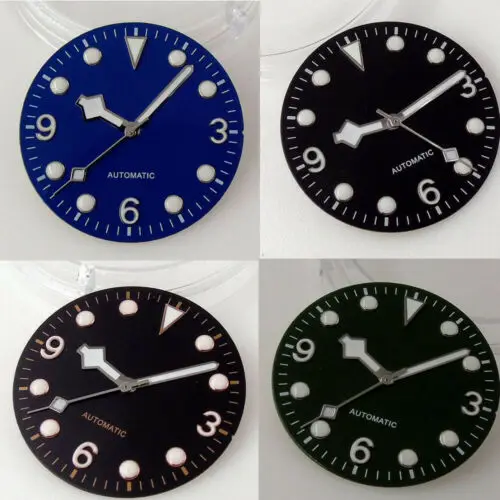 

Набор стрелок для часов NH35A NH36A, синие/черные/зеленые, 29,2 мм