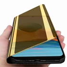 Чехол-книжка для xiaomi redmi note 10 pro, 10 pro, 10s, магнитный, зеркальный