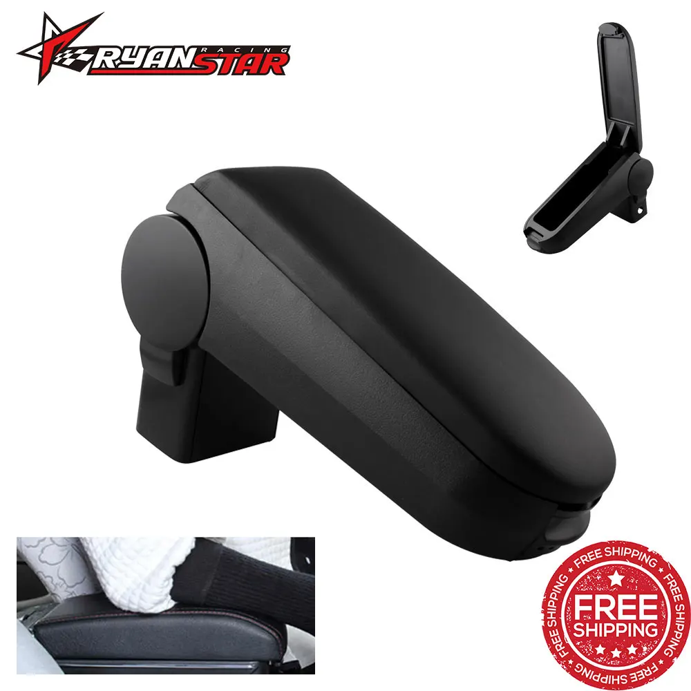 Подлокотник центральная консоль коробка для хранения удобные кожзам передние