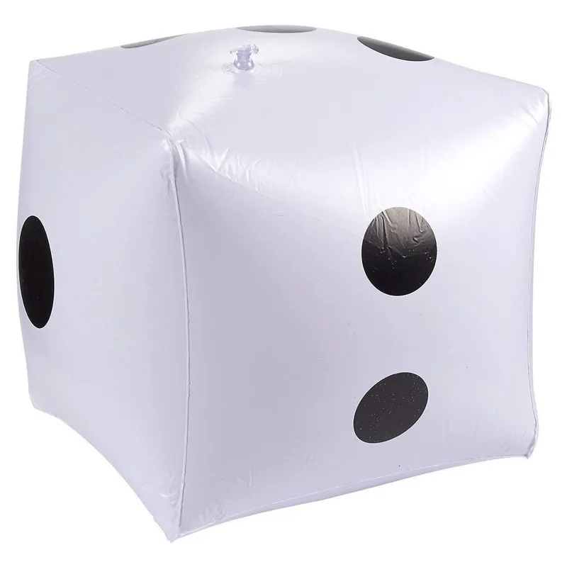 

30*30cm Funny Outdoor Large Inflatable Dice Swimming Pool Party Supplies Decorations Kids Toys For Children Adults Game Play Toy