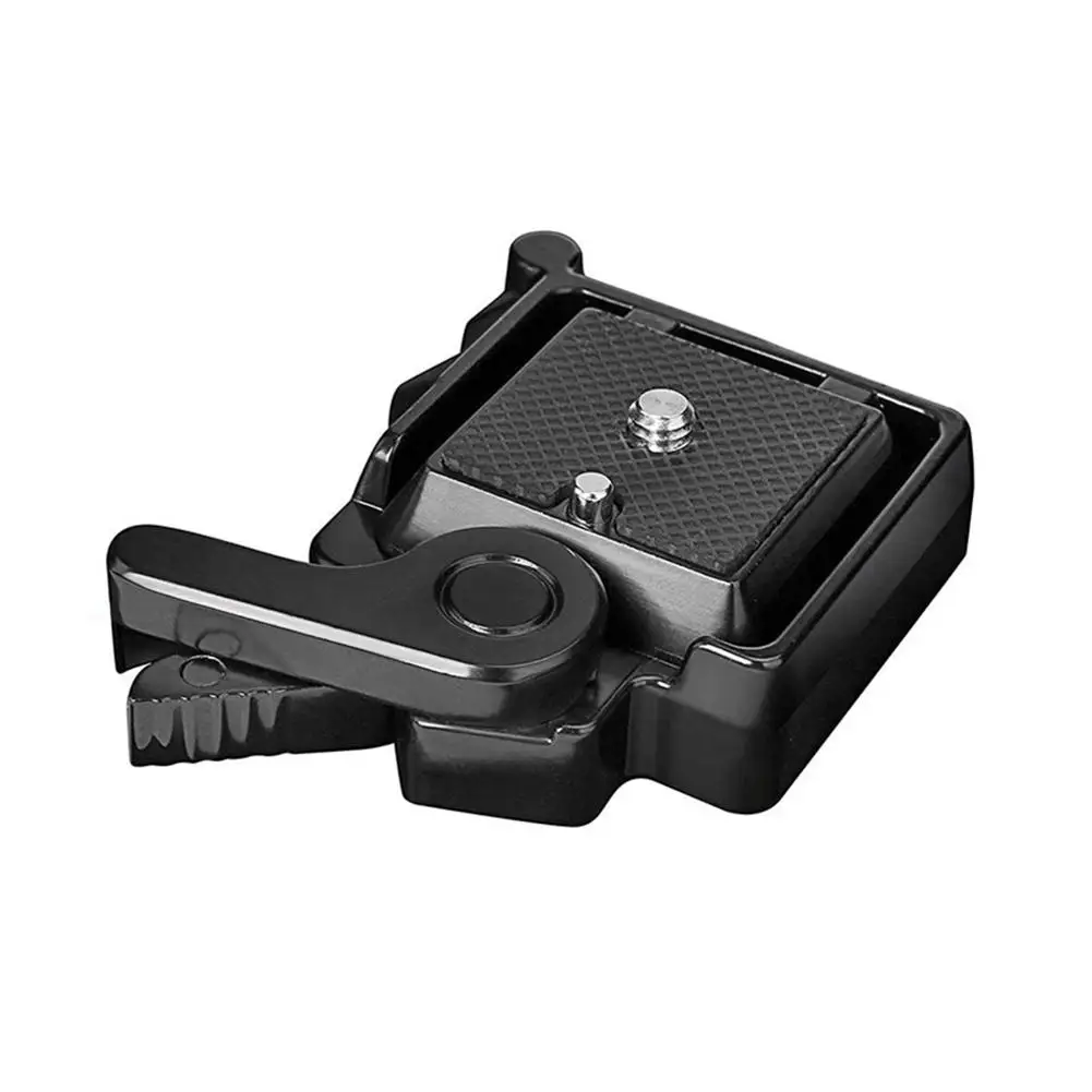 QR40 Camera Camcorder Quick Release Plate for DSLR Cam Tripod Monopod Ball Head Double-Safe Lock Bolt Firmly Locked |