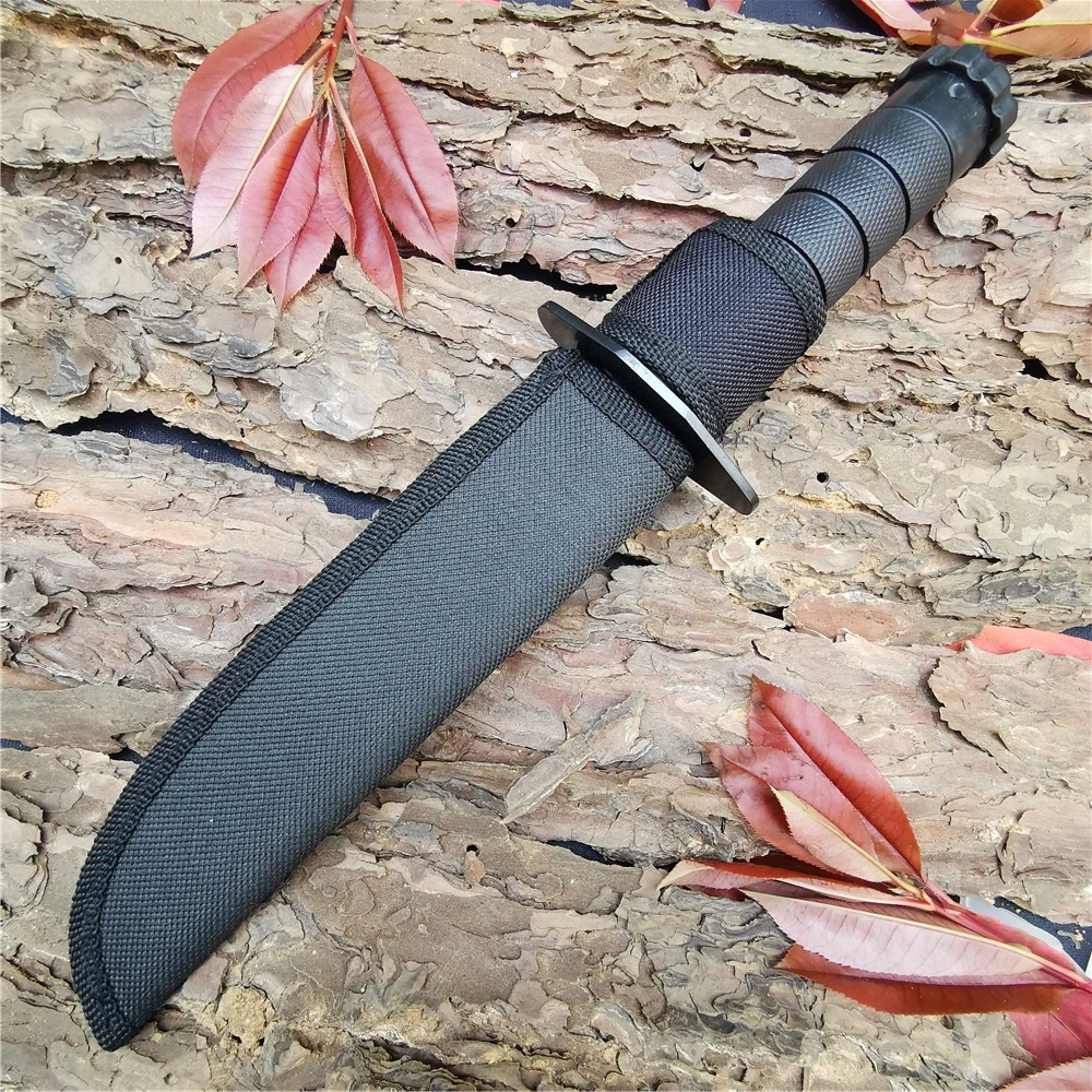 

Outdoor Tactical Camping Hunting Survival Pocket Fixed Blade Knife 8cr13mov Blade Fishing Utility Rescue EDC Tool with Sheath