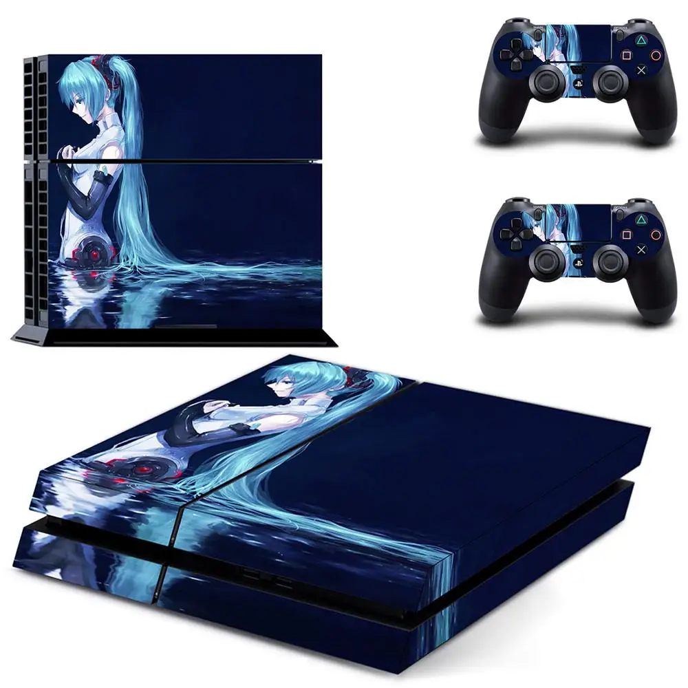DPTM1425 Hatsune Miku PS4 наклейка s Play station 4 кожа PS 4 наклейка Наклейки Обложка для playstation 4 PS4 консоль и контроллер Кожа винил - Цвет: DPTM1425