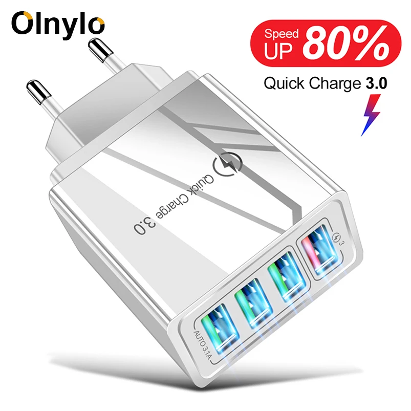 Быстрая зарядка 3 0 для телефона быстрая адаптер планшетов huawei samsung портативное