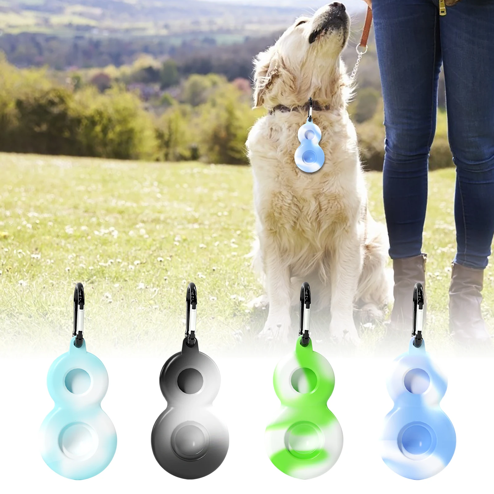 

For Airtag Soft Silicone Protective Case For Airtags Cover Hangable Keychain Locator Tracker Cover For Airtags Case HOT SELL