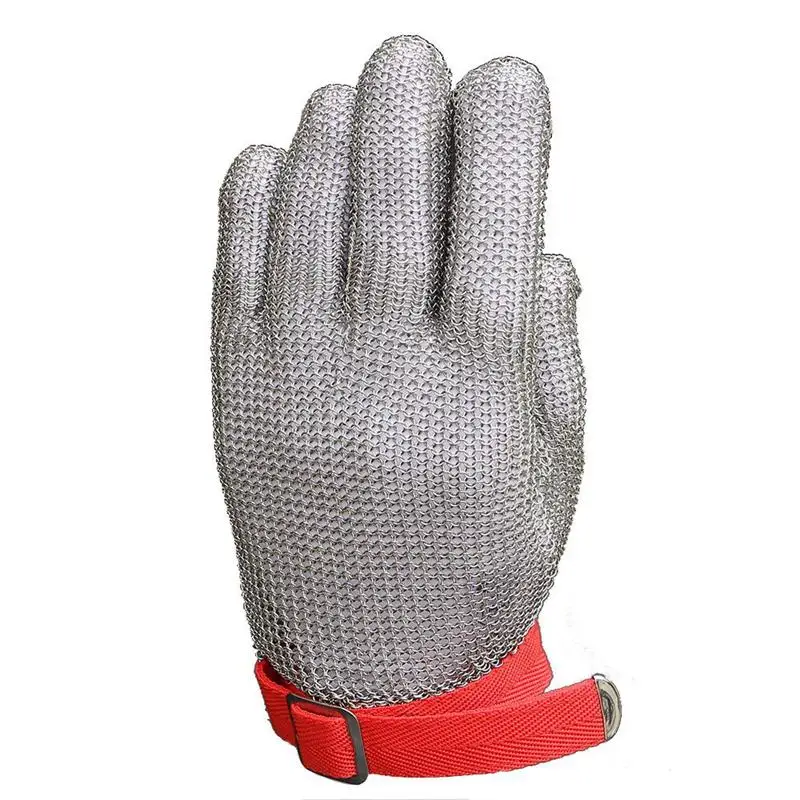 Protective Glove Stainless Steel Mesh Cutting Resistant Chain Mail For Kitchen Butcher S | Безопасность и защита
