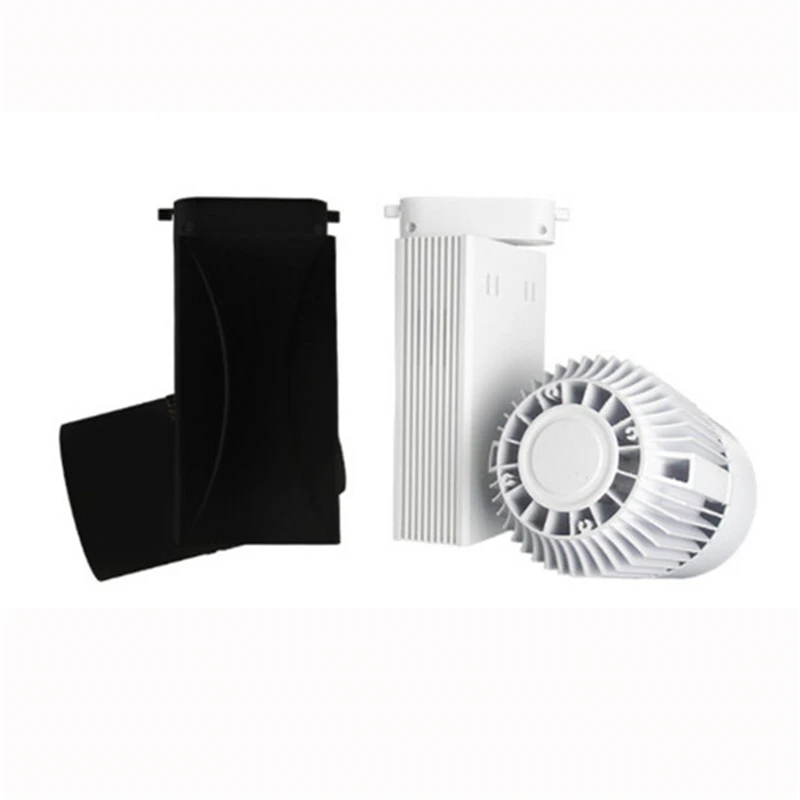 Черный/белый светодиодный COB фонарь с креплением на рельс 15 Вт/20 Вт/30 Вт