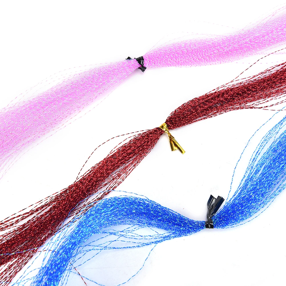 Голографическая мишура с украшением в виде кристаллов флэш-строка приманка