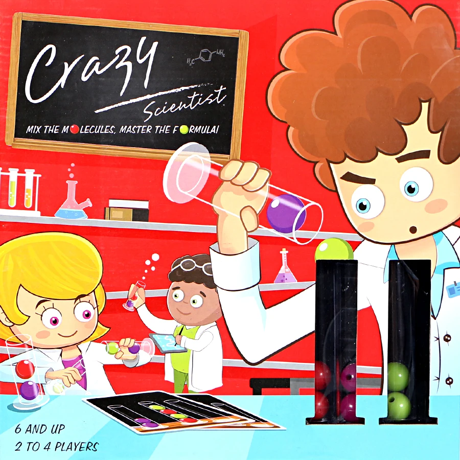 Сумасшедший ученый пробирки бусины Smart Board игровой набор игрушек для детей мозг
