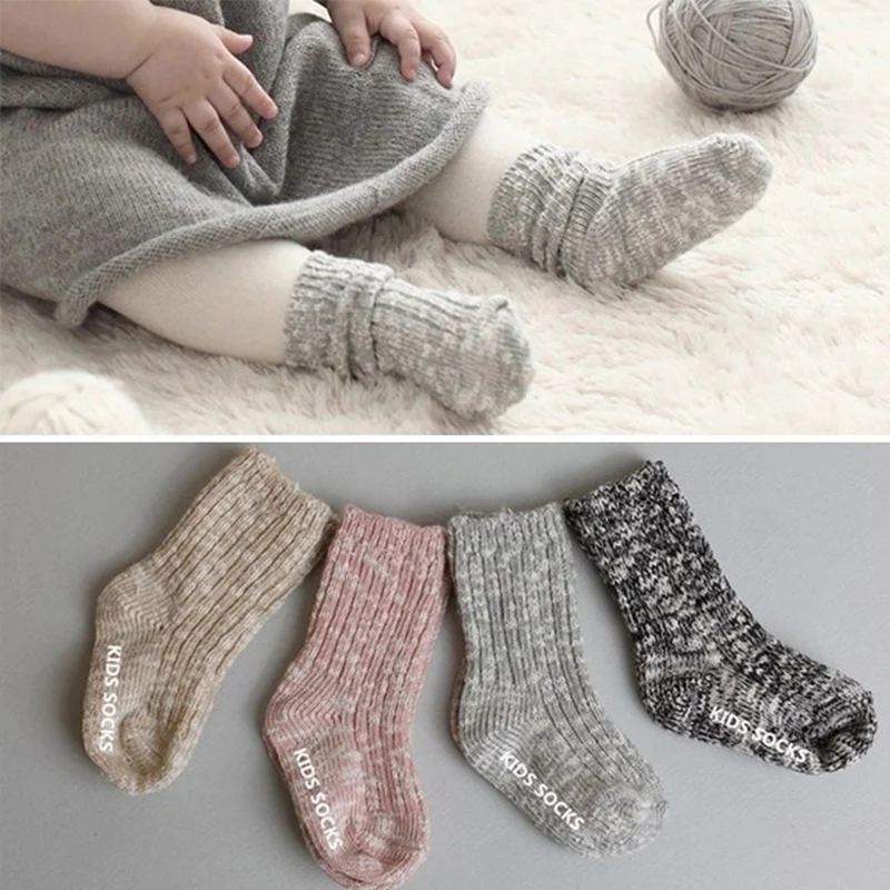 

2020 Autumn Non-Slip Floor Socks Casual Newborn Baby Boys Socks Cotton Soft Socks For Babies Warm Winter Cheap Stuff 0-4 Years