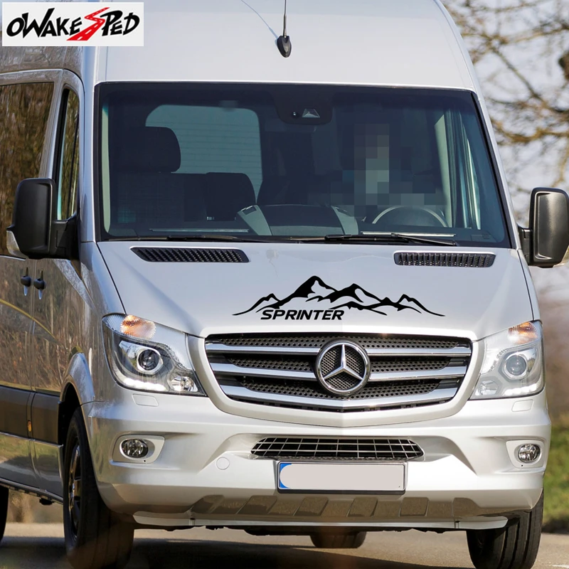 Декоративные наклейки на капот автомобиля полосы капота виниловые горный стиль