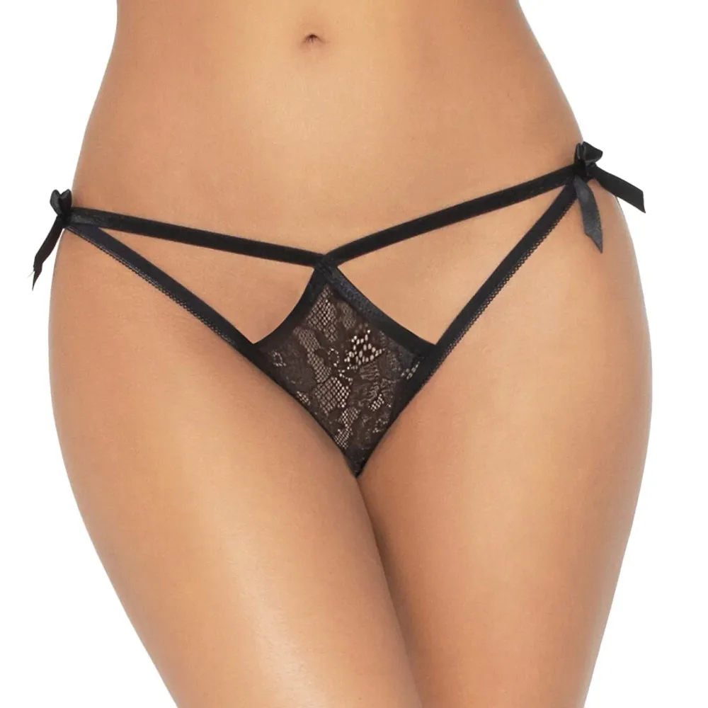 Новое эротическое женское нижнее белье с бантиком сексуальное для девочек