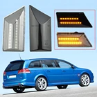 Для Opel Vectra C 2002 Signum 2003-2008 2 шт. водонепроницаемые светодиодсветодиодный автомобильные динамические боковые габаритные огни 93192381