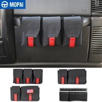 mopai stowing tidying car copilot handle storage bag accessories for jeep wrangler tj jk jl 1997 2022 gladiator jt 2018